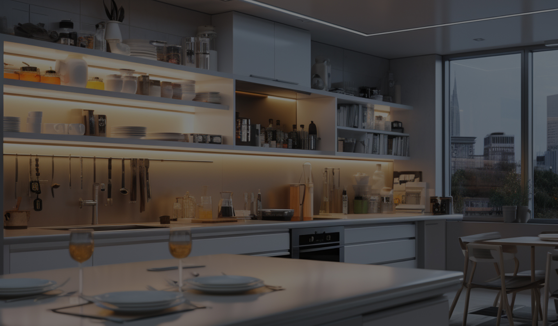 Photo d'une cuisine moderne