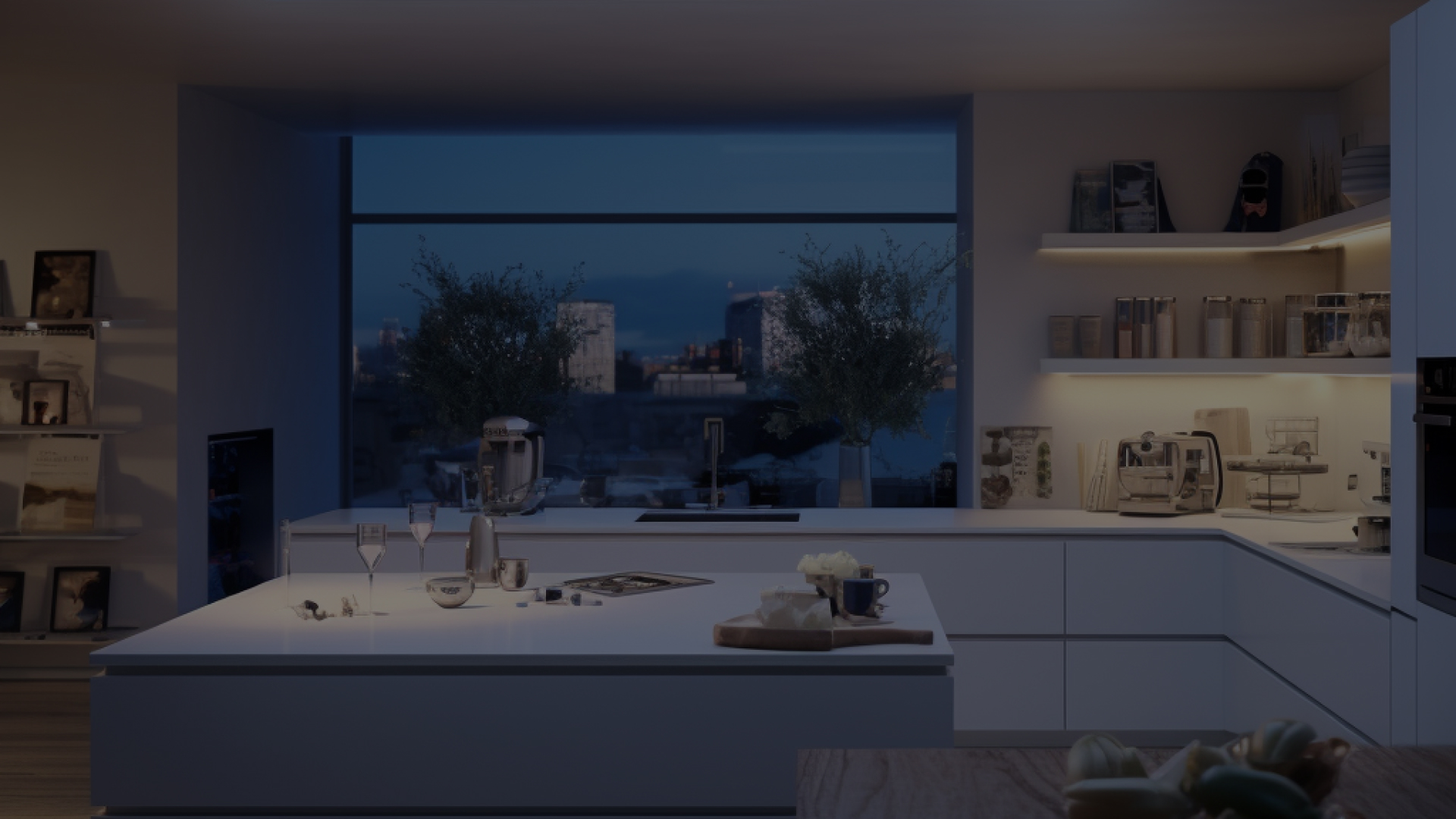 Photo d'une cuisine moderne