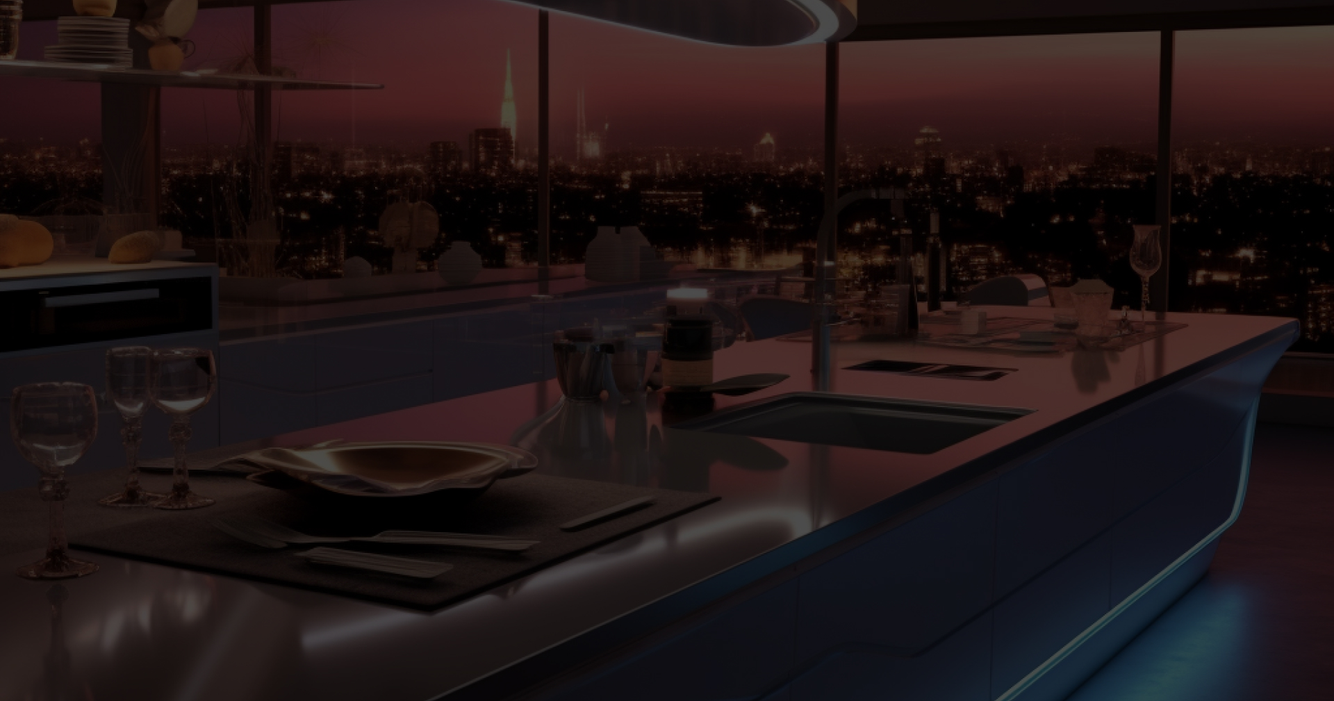 Photo d'une cuisine moderne